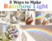 How to Make Rainbow Light in Your Room