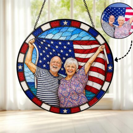 Custom Stained Glass Suncatcher
