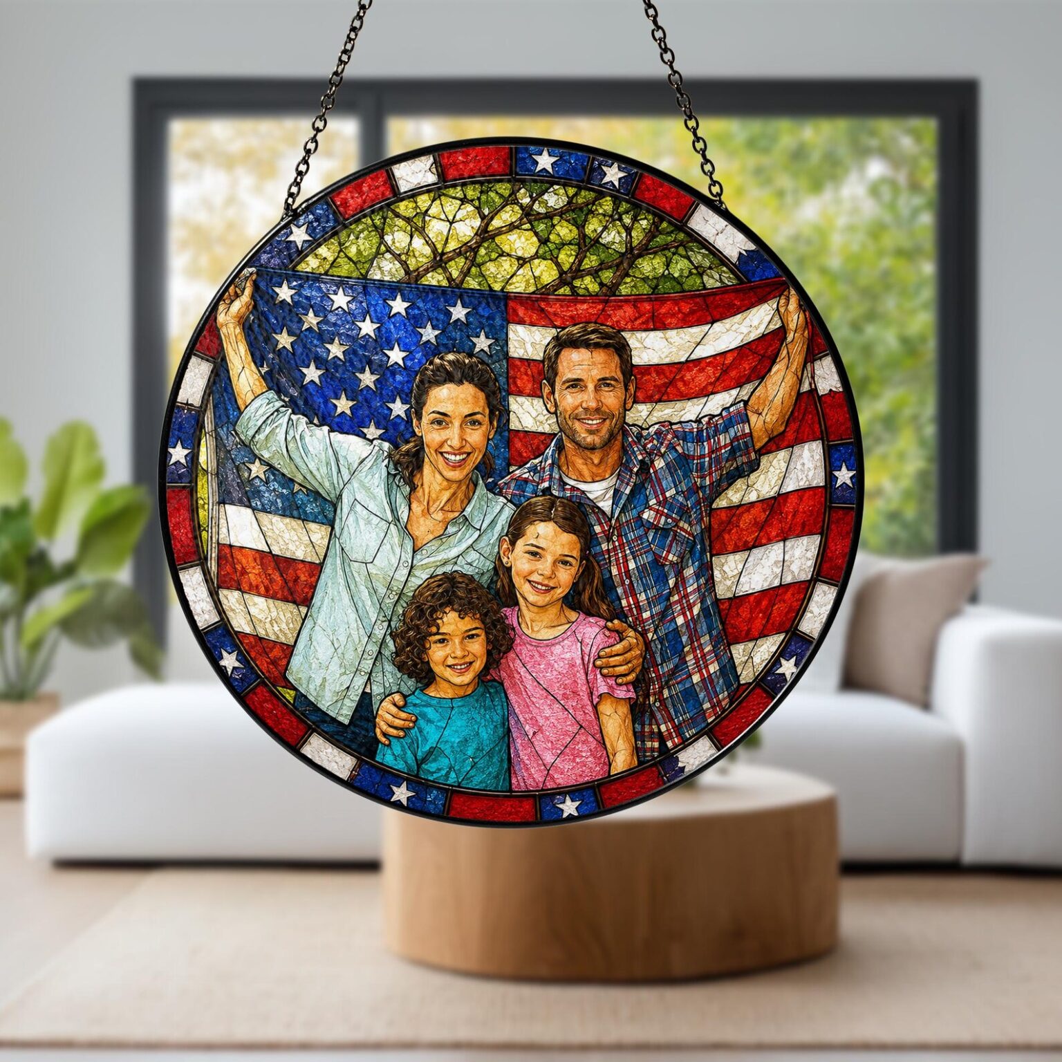 Glass Stained Suncatcher