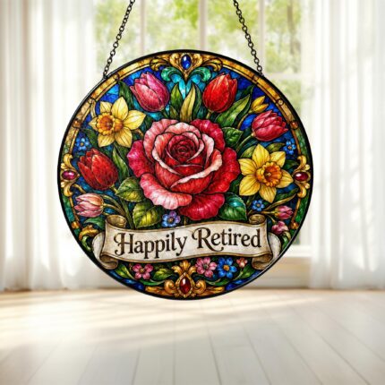 stained glass retirement gif